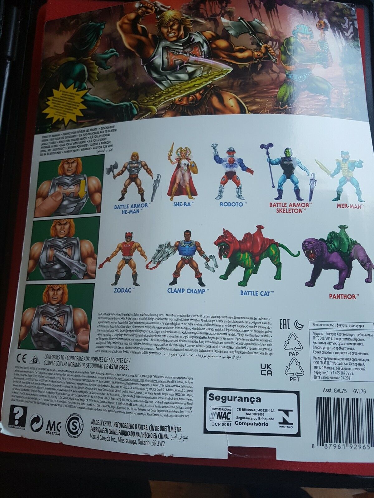 Battle Armor He-man Origins Motu