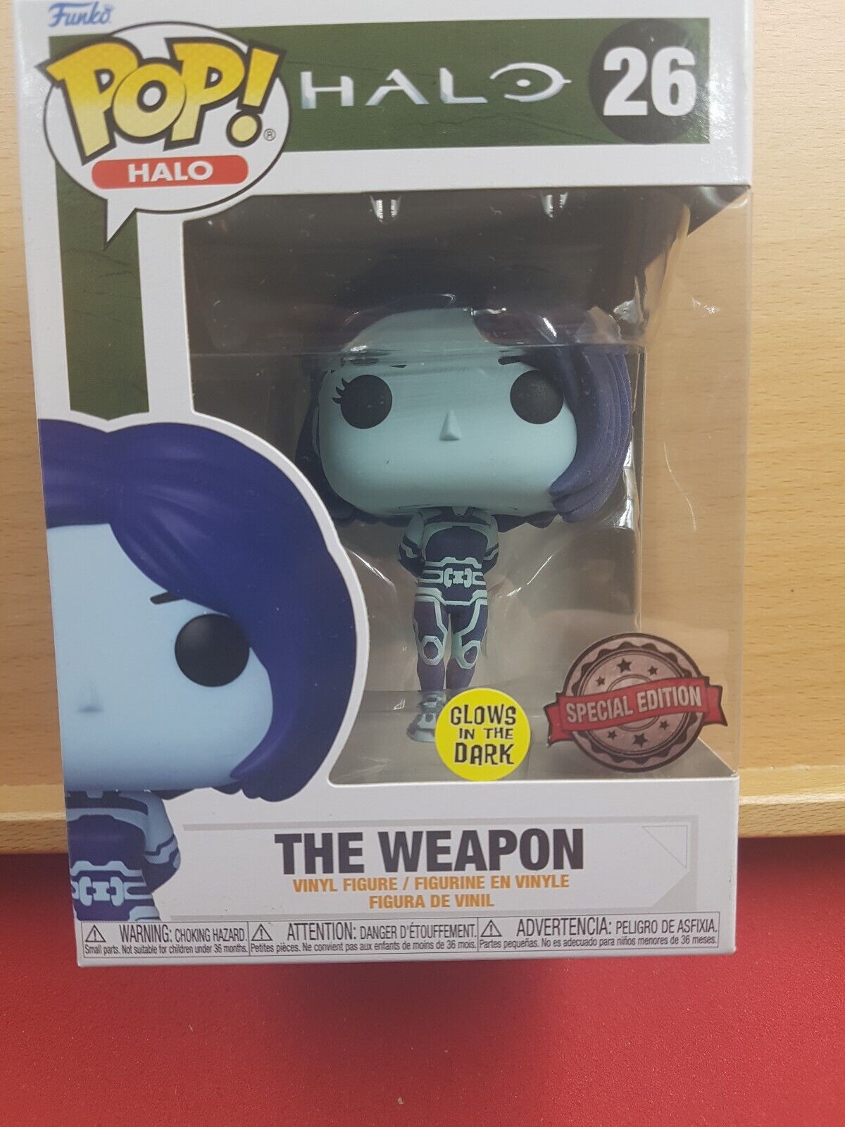 Funko Pop Halo 26 The Weapon Special Edition GITD