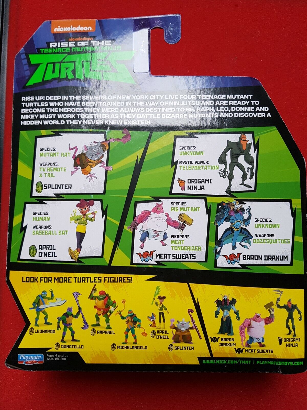 April o'Neil figure Rise Of Tmnt Turtles Figure