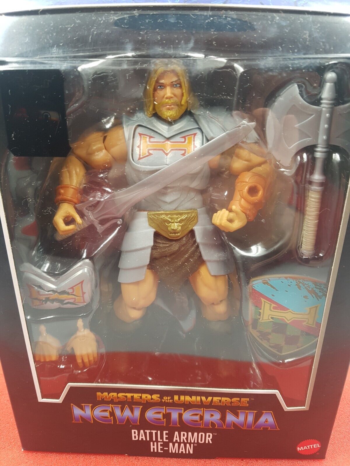 Mattel Masters of the Universe New Eternia Masterverse Battle-Armor He-Man Ac...