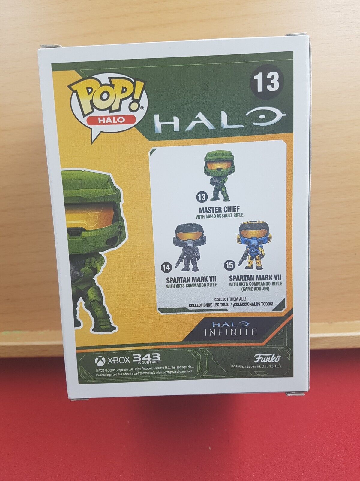 Funko Pop Halo 13 The Master Chief With MA40