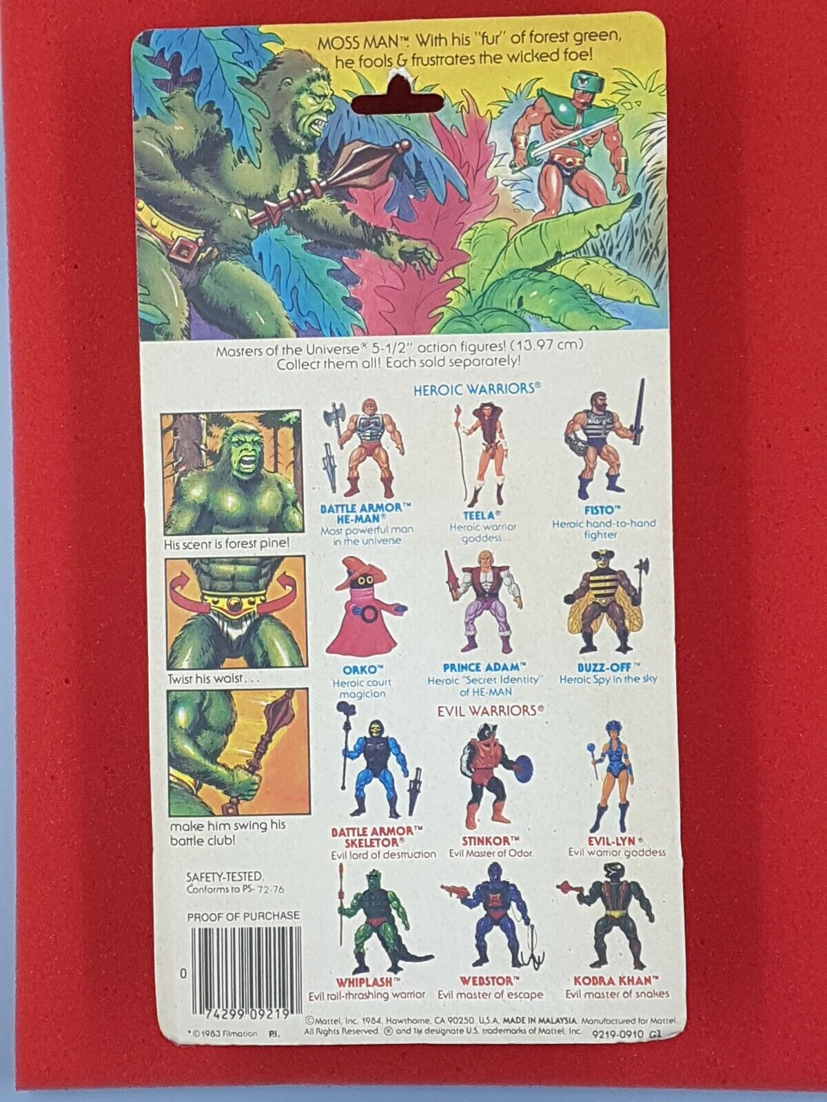 Masters of the universe Moss Man MOC
