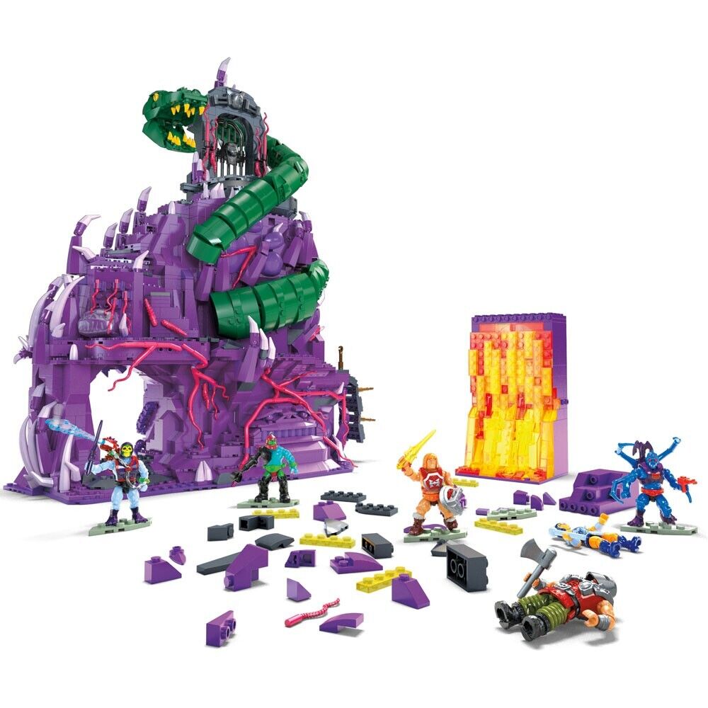 Masters of the Universe Mega Construx Probuilders Construction Snake Mountain