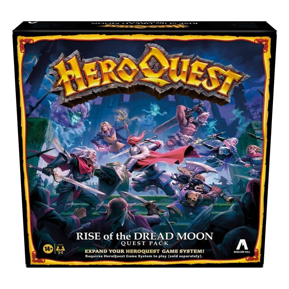HeroQuest Board Game Expansion Rise of the Dread Moon Quest Pack *English Versio