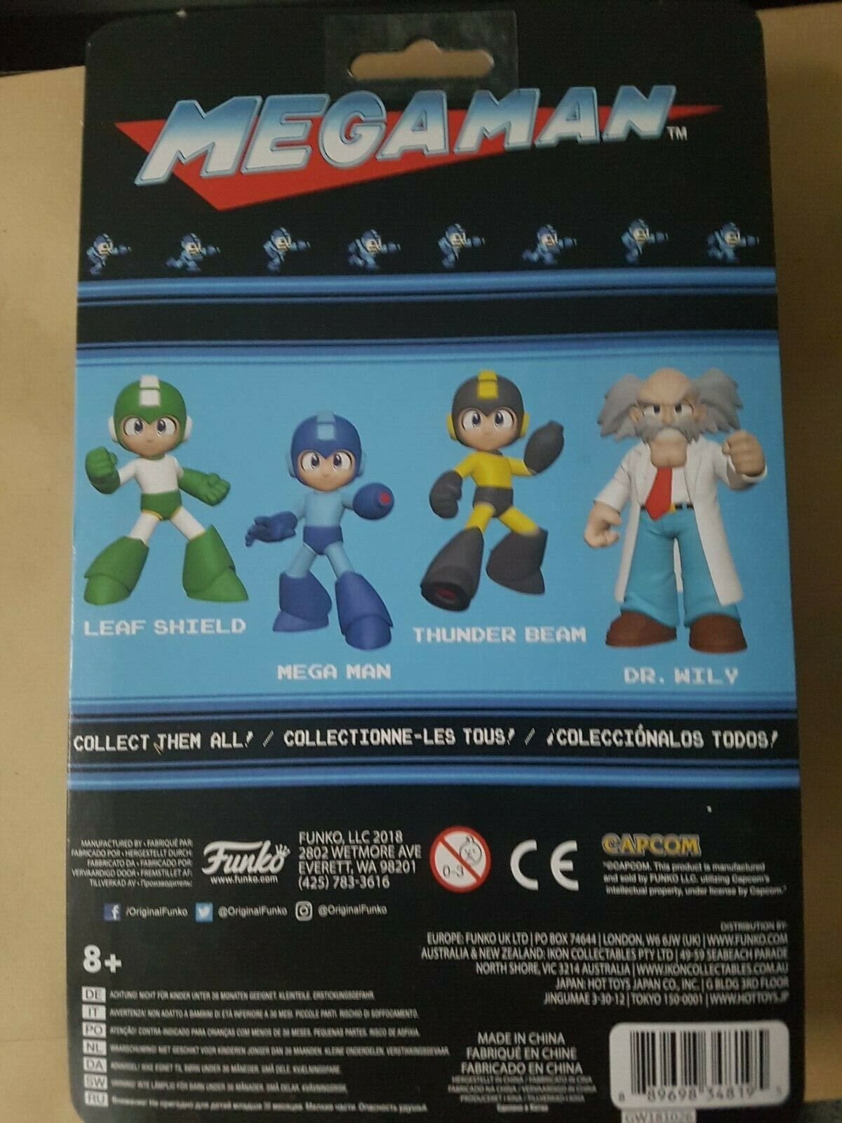 Megaman Action Figure Leaf Shield Rare! Limited Edition Chase Variant (Funko)