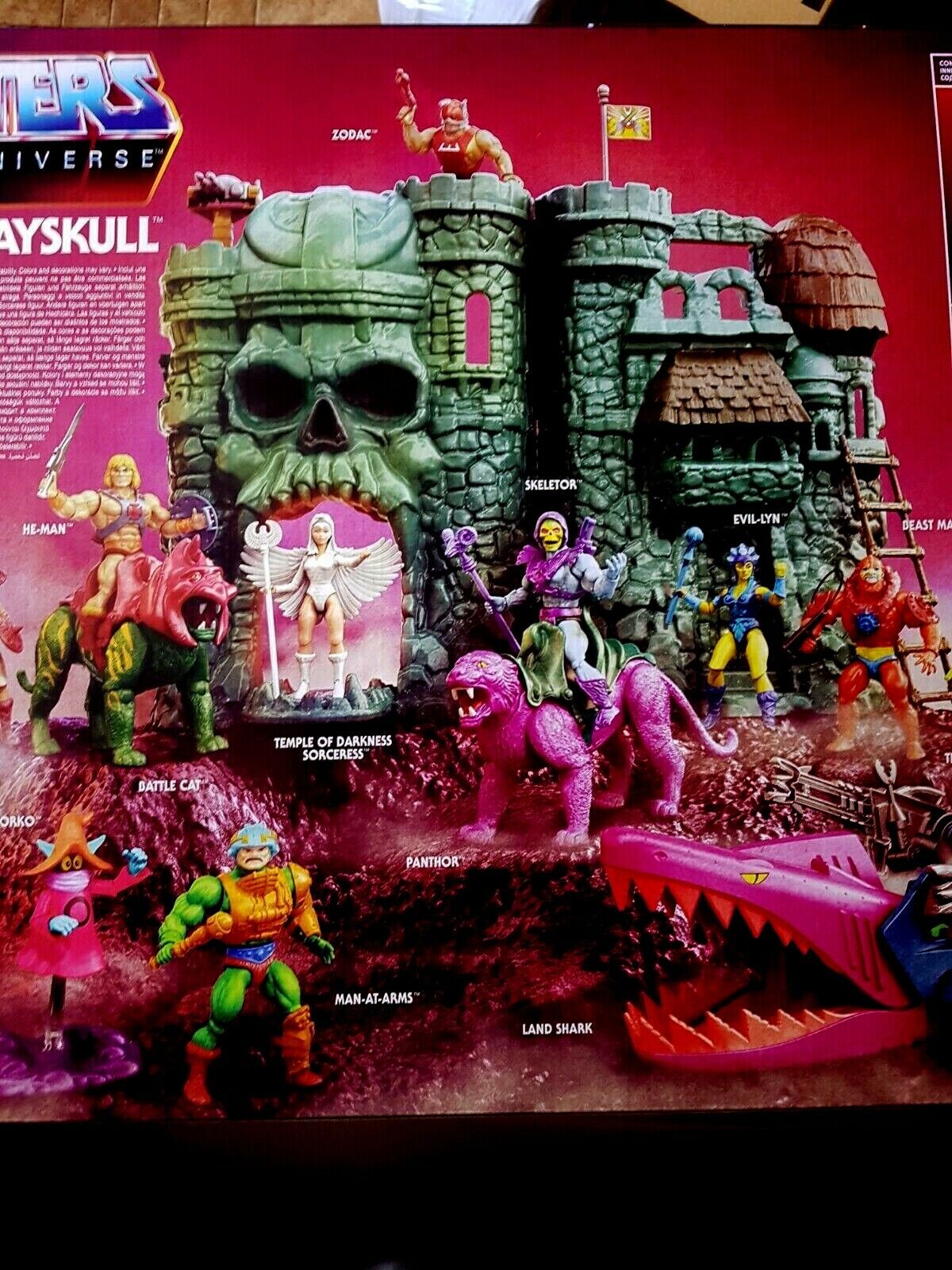Castle Grayskull Masters of the universe Origins with Mattel Shipper Box sealed