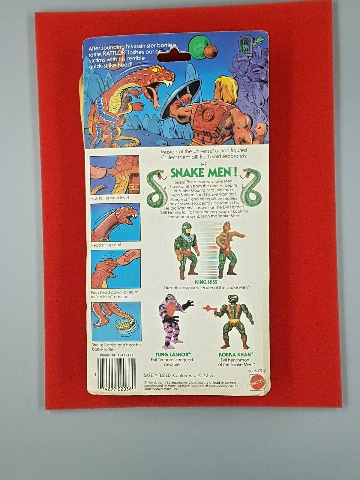 Masters of the universe Rattlor MOC Vintage