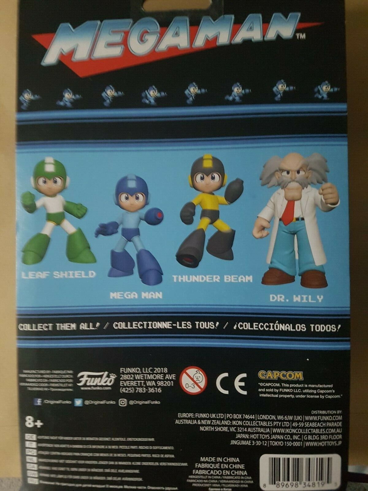 Megaman Action Figure Leaf Shield Rare! Limited Edition Chase Variant (Funko)