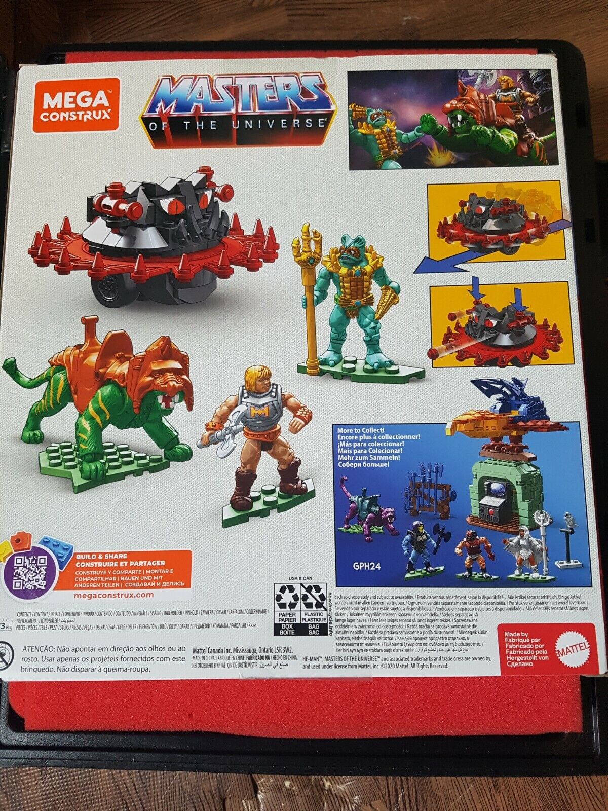 Masters of the universe Mega Construx Battle Cat Vs Roton