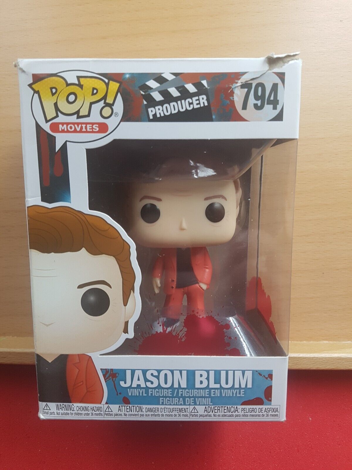 Funko Pop 794 Jason Blum Box Damaged