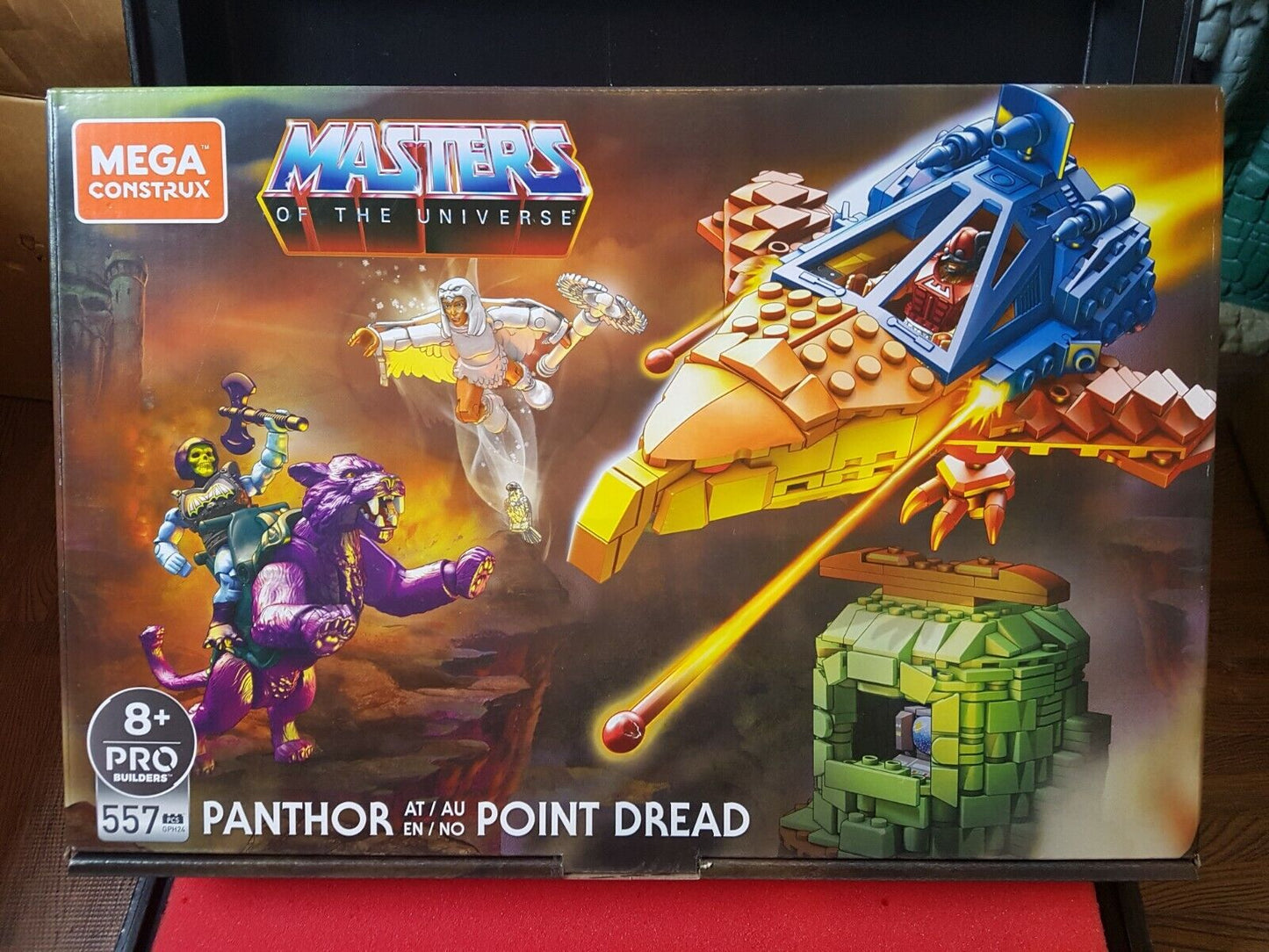 Masters of the universe Mega Construx Panthor At Point Dread