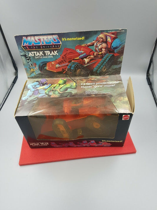 Masters of the universe Attak Trak NIB  1982 Taiwan