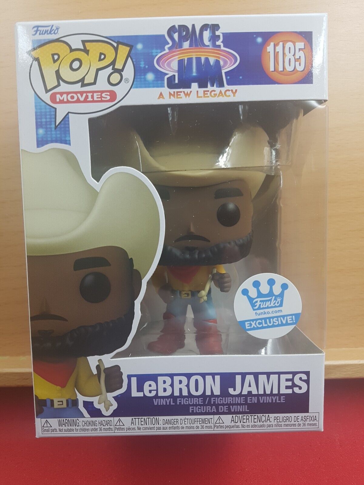 Funk Pop 1185 LeBron James Funko.com Exclusive