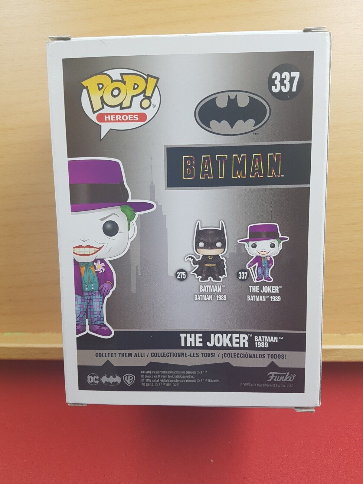Funko Pop Batman 337 The Joker 1989 With Hat