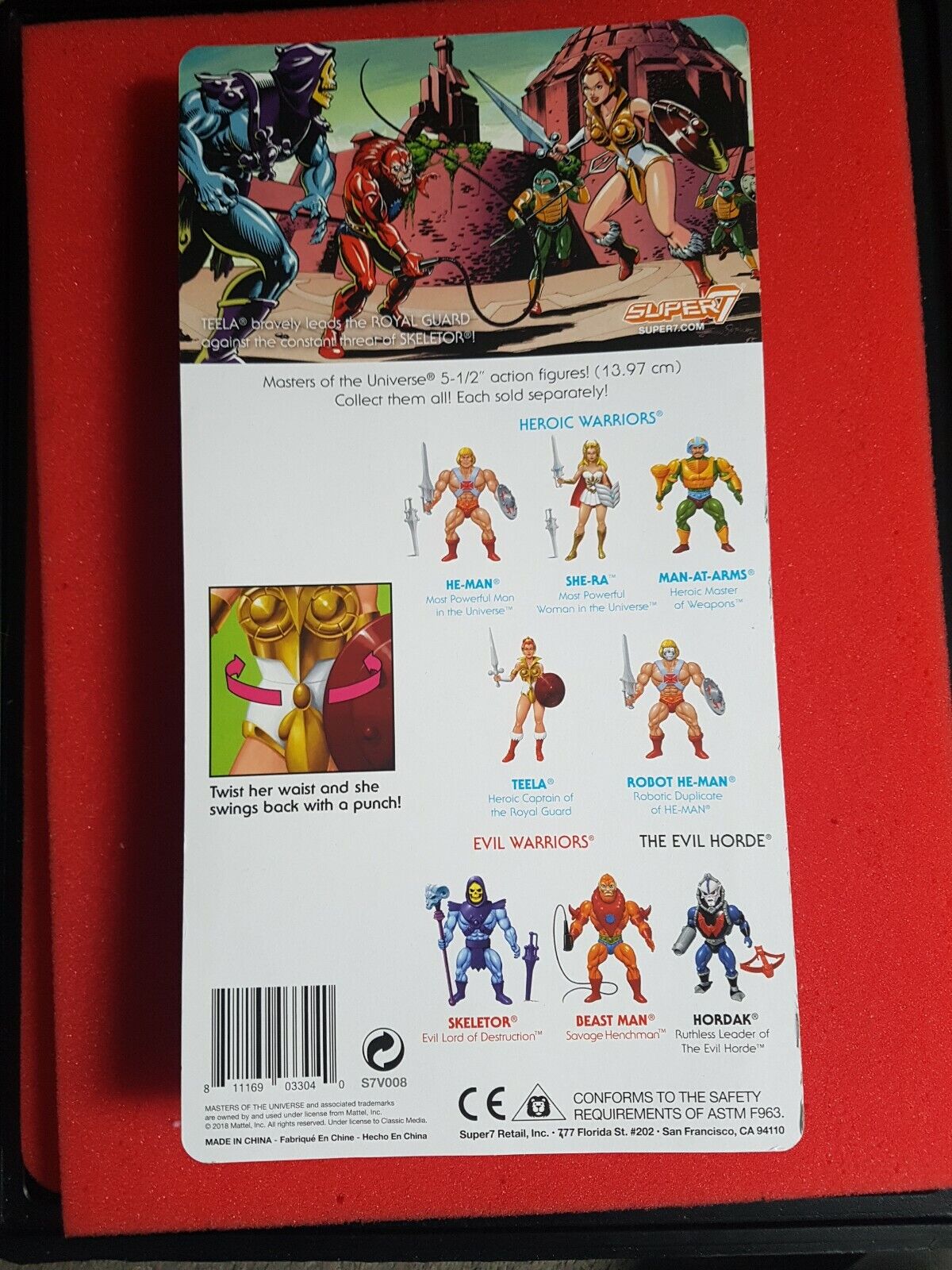 Masters of the universe Teela Super7 Neo Vintage Filmation MOC