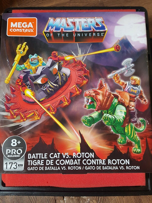 Masters of the universe Mega Construx Battle Cat Vs Roton
