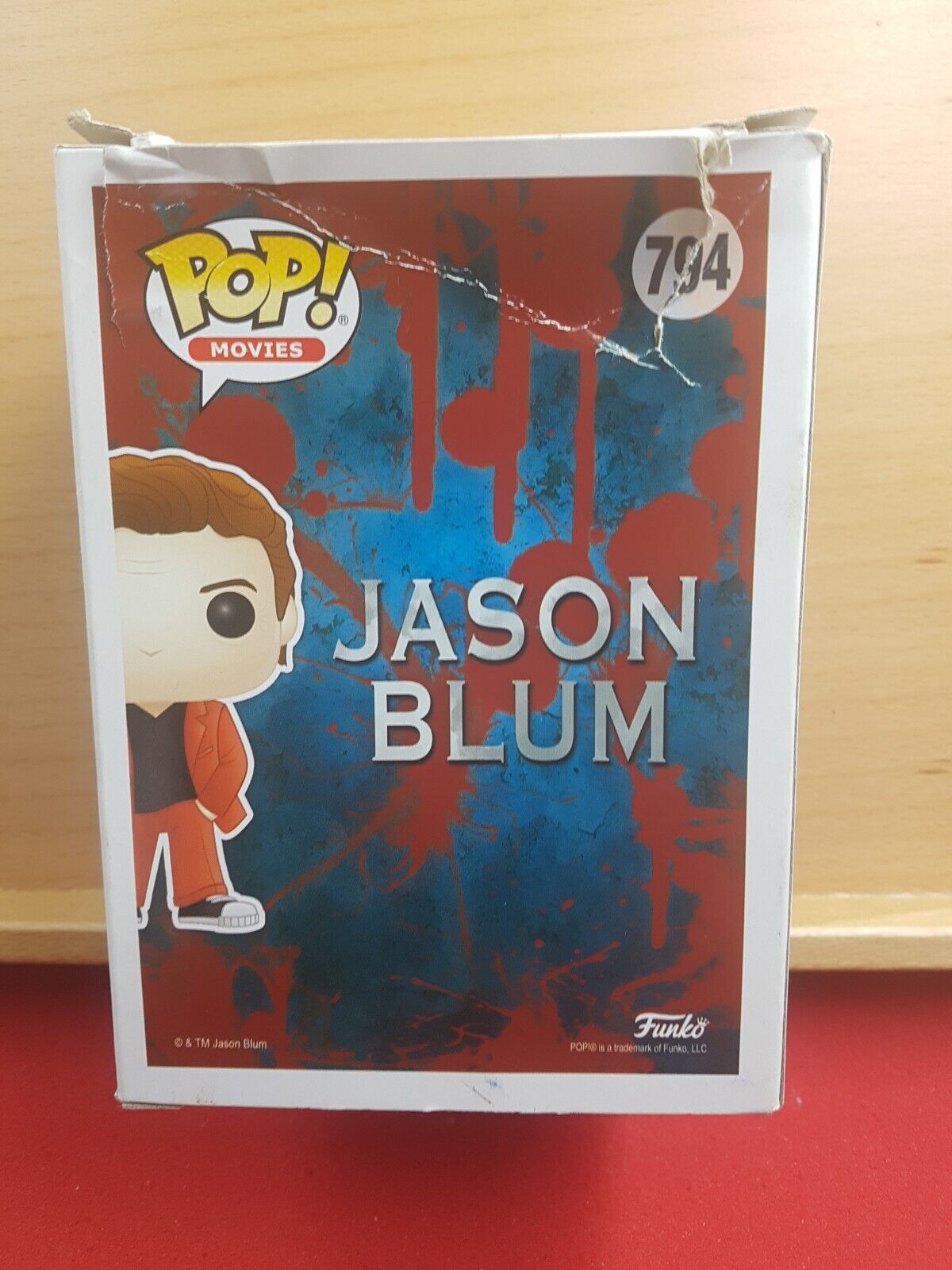 Funko Pop 794 Jason Blum Box Damaged
