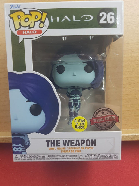 Funko Pop Halo 26 The Weapon Special Edition GITD