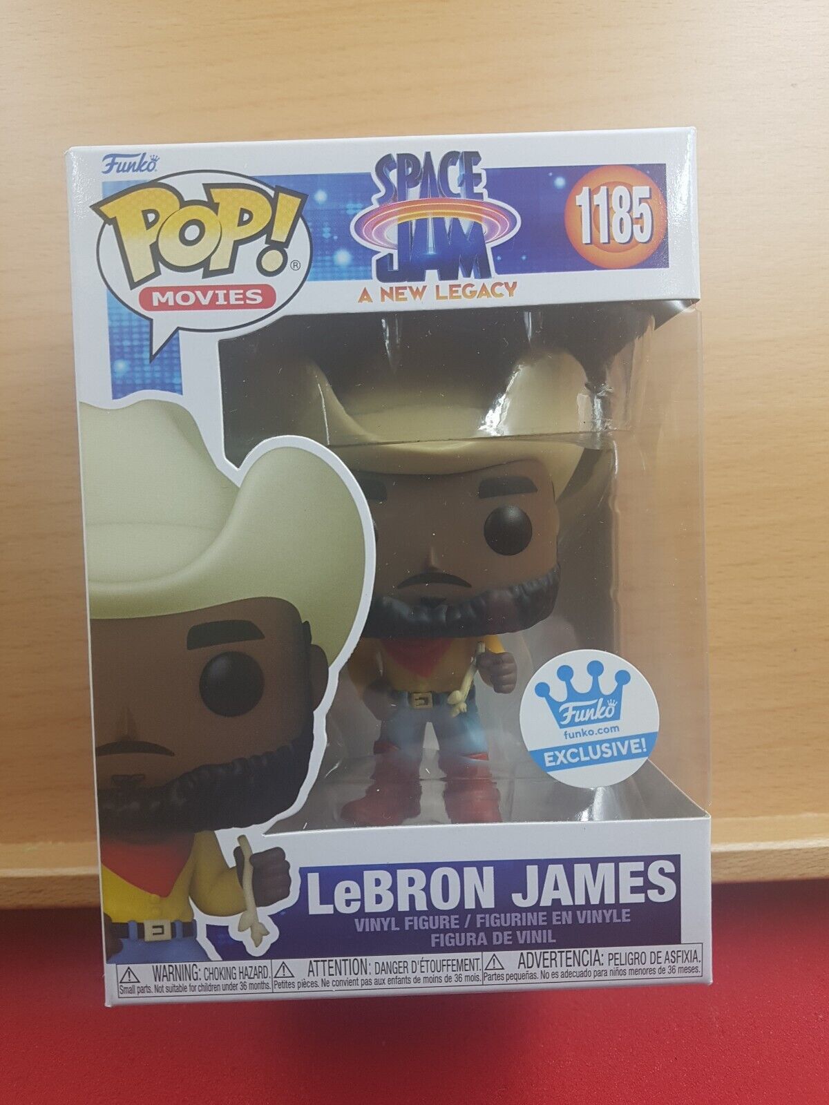 Funk Pop 1185 LeBron James Funko.com Exclusive