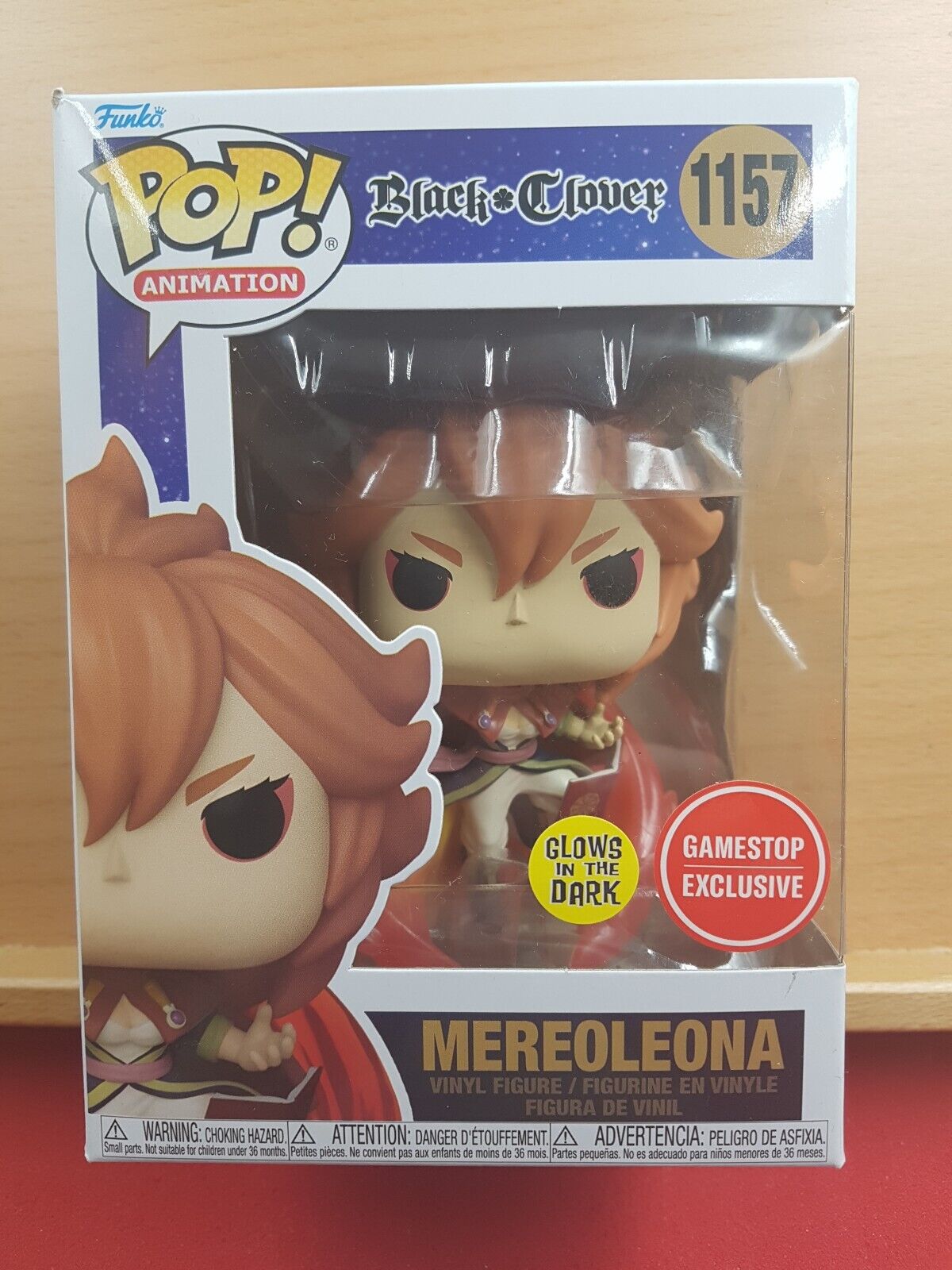 Funko Pop Black Clover Mereoleona 1157 Exclusive GITD