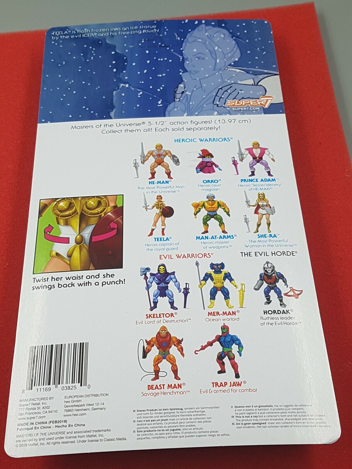 Masters of the universe Frozen Teela Super7