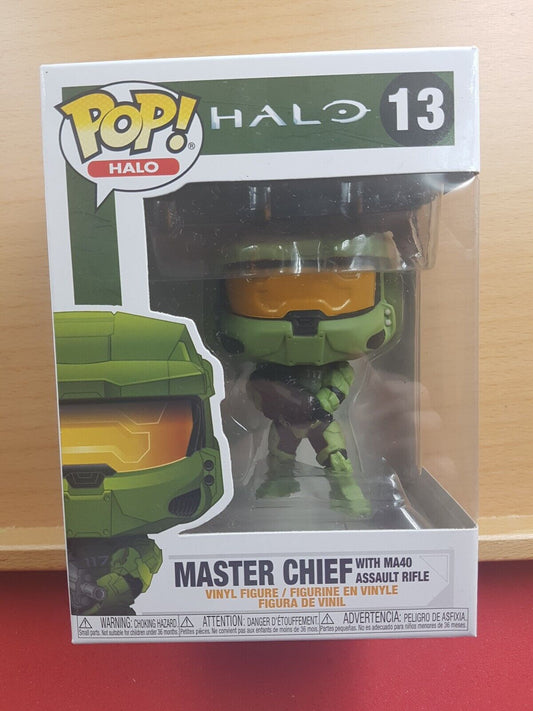 Funko Pop Halo 13 The Master Chief With MA40