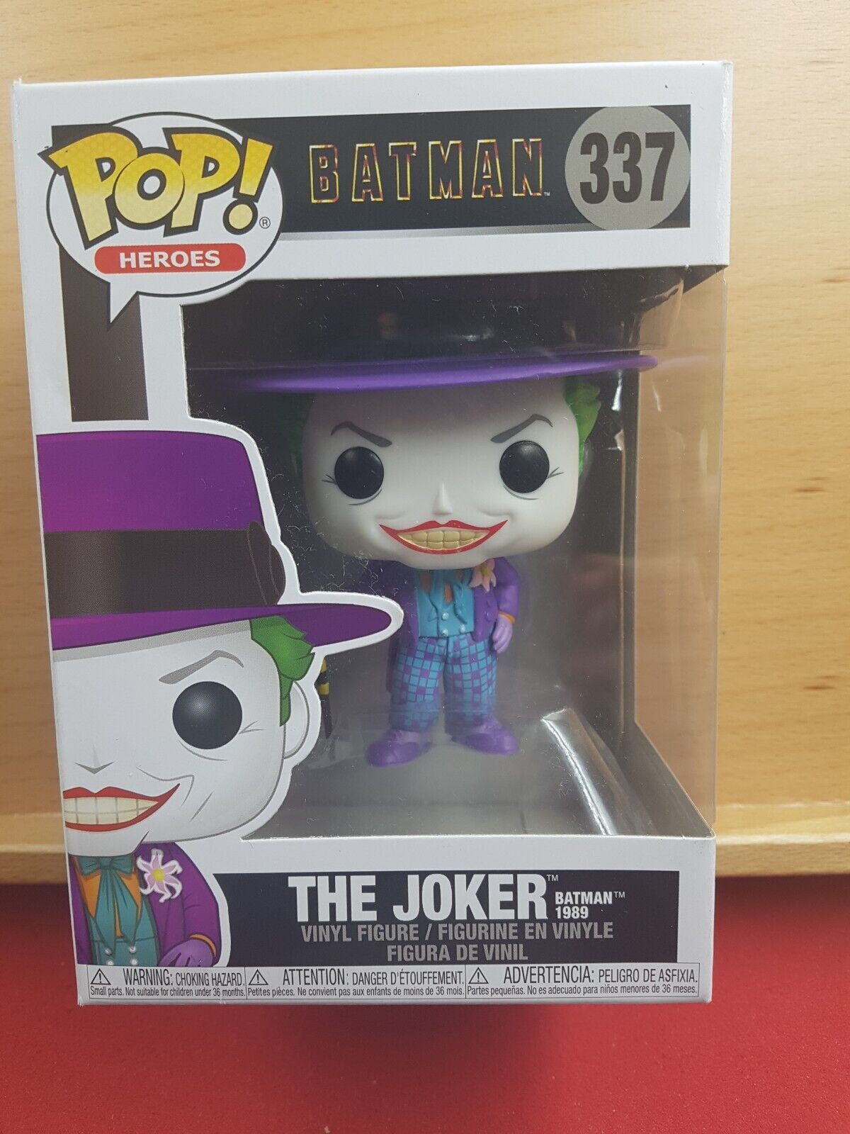 Funko Pop Batman 337 The Joker 1989 With Hat