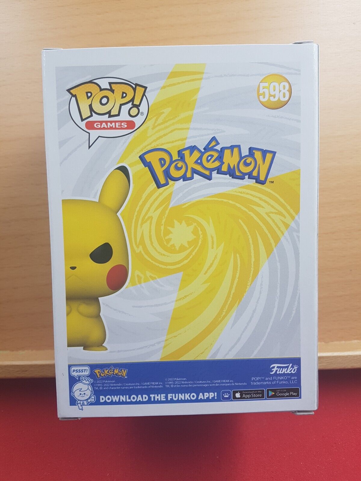 Funko Pop Pokemon Angry Pikachu 598