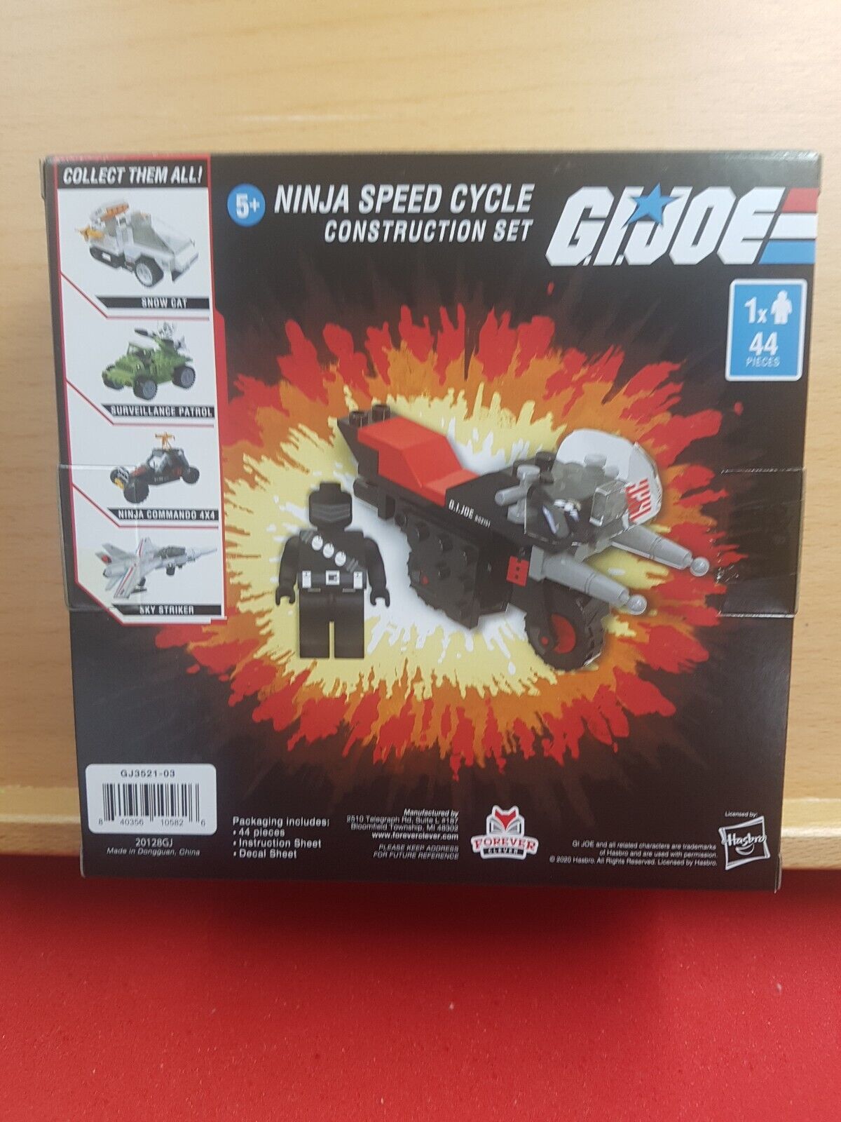 Gi Joe Ninja Speed Cycle Construction Set 5+