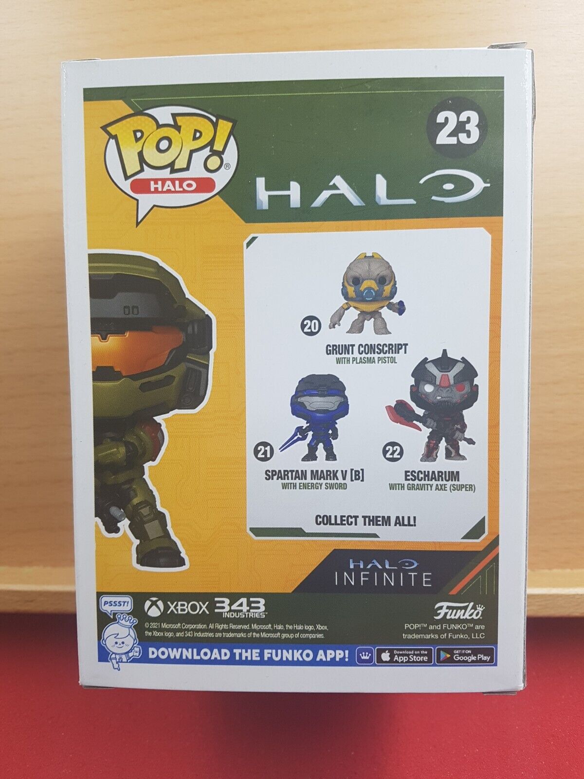 Funko Pop Halo 23 Spartan Grenadier Special Edition
