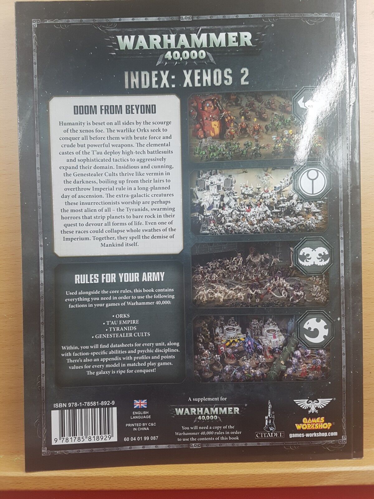 warhammer 40k Index: Xenos 2 GW PB