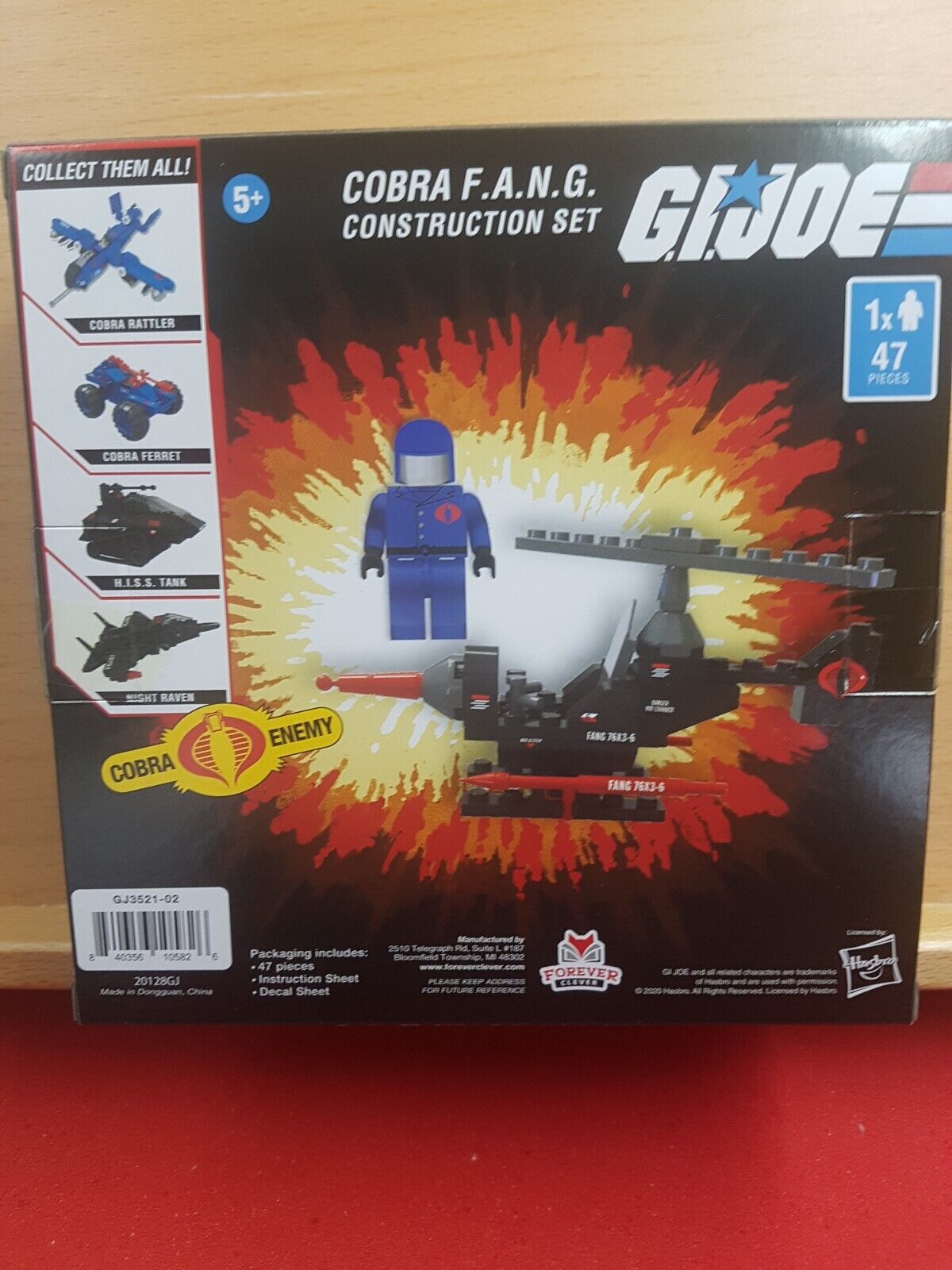 Gi Joe Cobra F.A.N.G Construction Set 5+