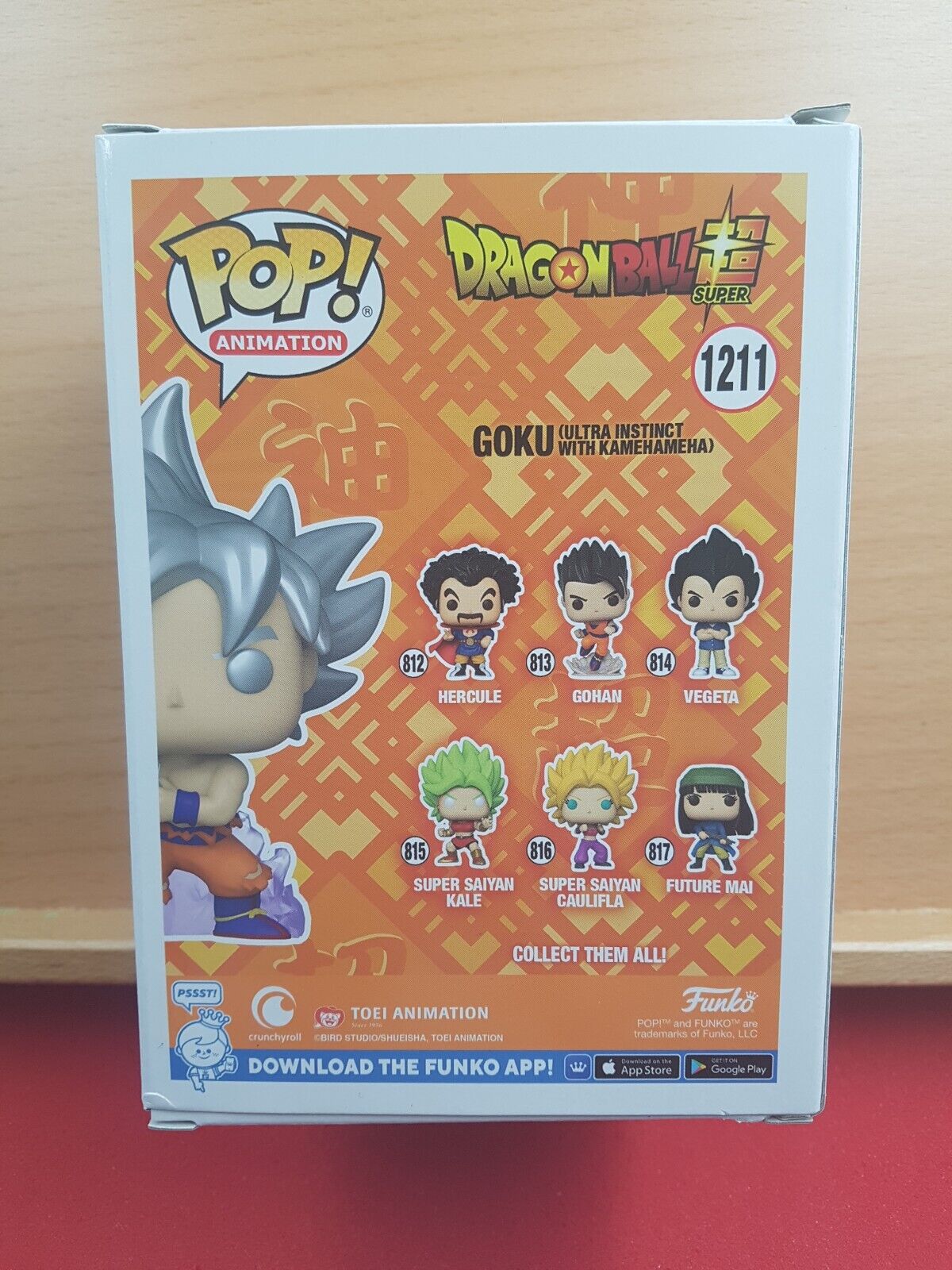 Funko Pop Dragonball Super 1211 Goku Ultra Instinct Kamehameha Fall...