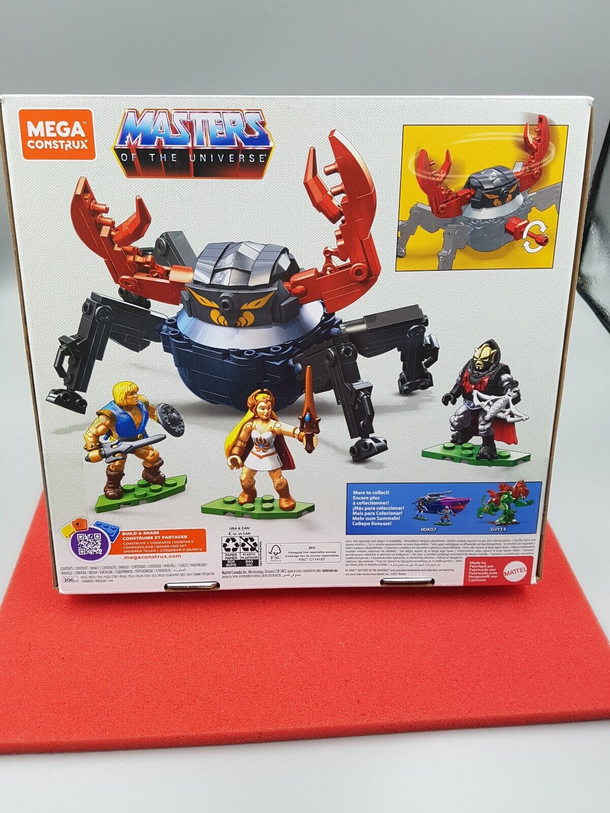 Mega Construx Masters Of The Universe  She-ra  Vs Hordak & monstroid