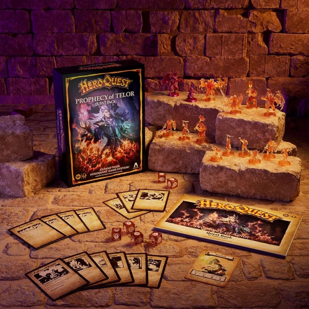 HeroQuest Board Game Expansion Prophecy of Telor Quest Pack *English Version*