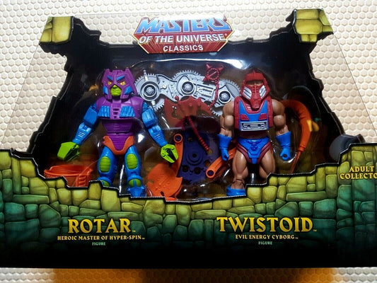 Masters of the universe Rotar & Twistoid Motu Classics  MISB SDCC