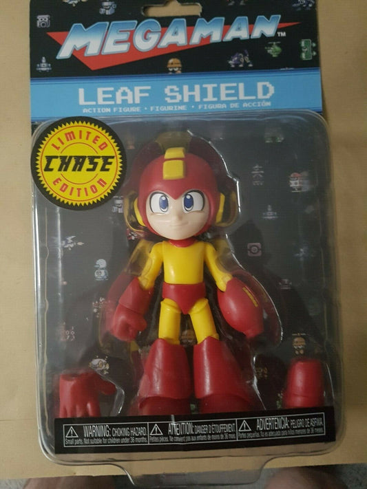 Megaman Action Figure Leaf Shield Rare! Limited Edition Chase Variant (Funko)