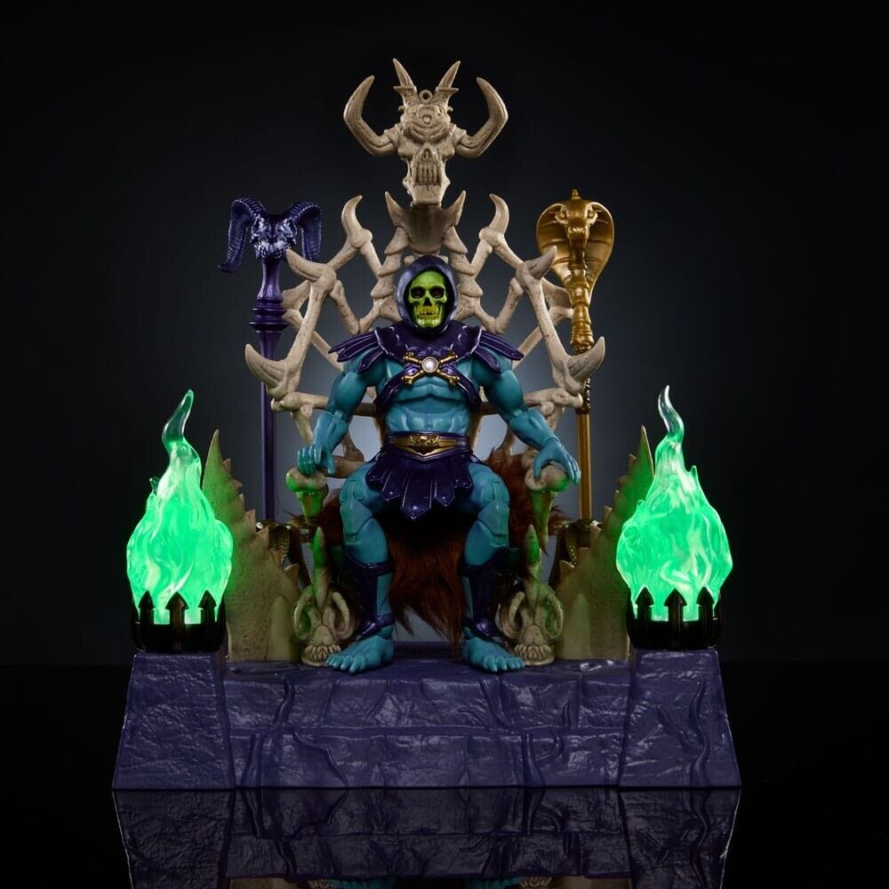 Masters of the Universe: New Eternia Masterverse Action Figure Skeletor & Throne