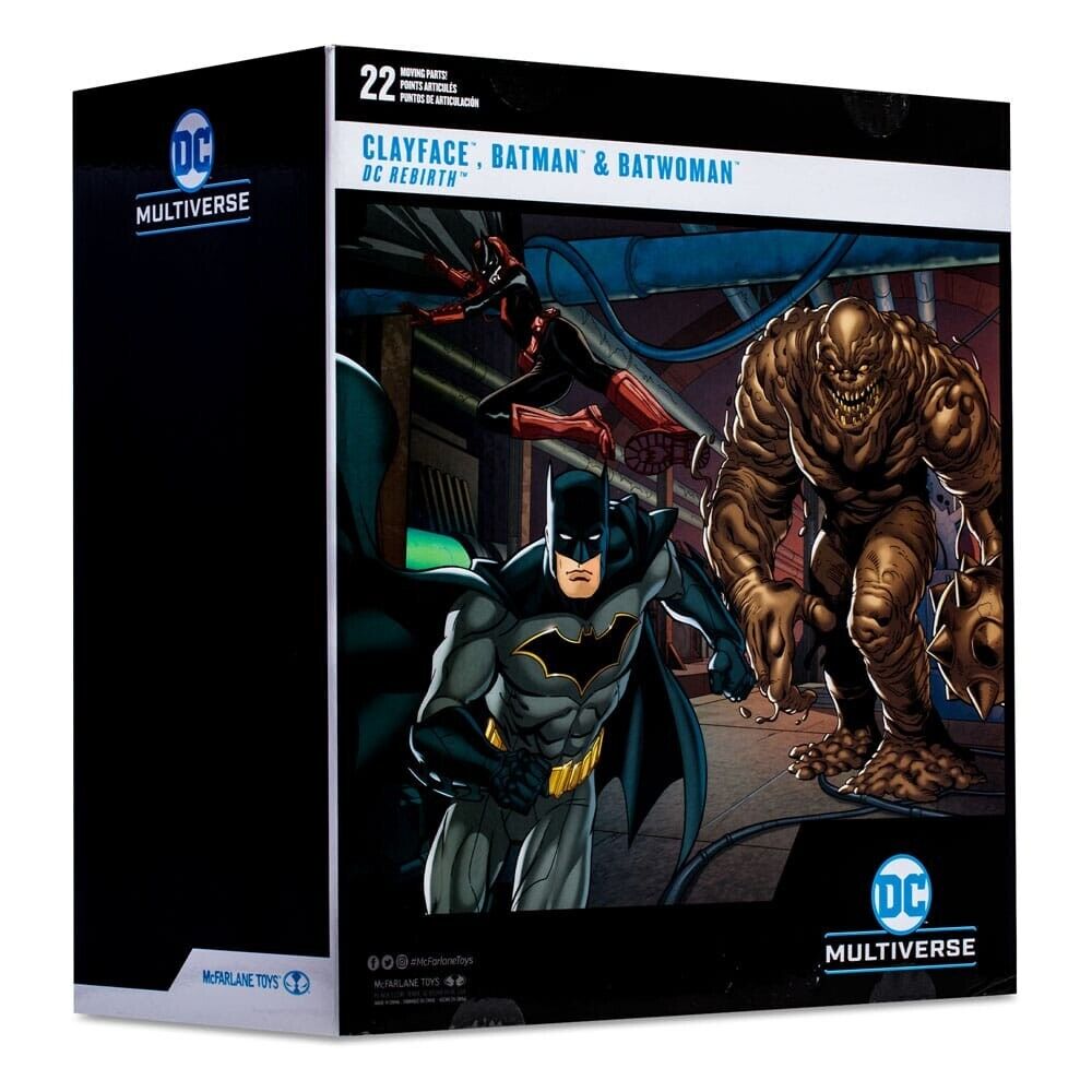 DC Multiverse Action Figures Multipack Clayface, Batman & Batwoman (DC Rebirth)