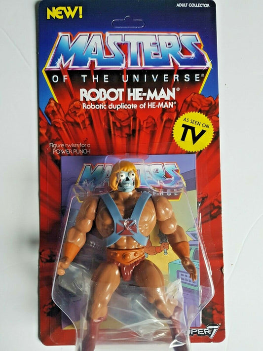 Masters of the universe Super7  Robot He-man Filmation Moc