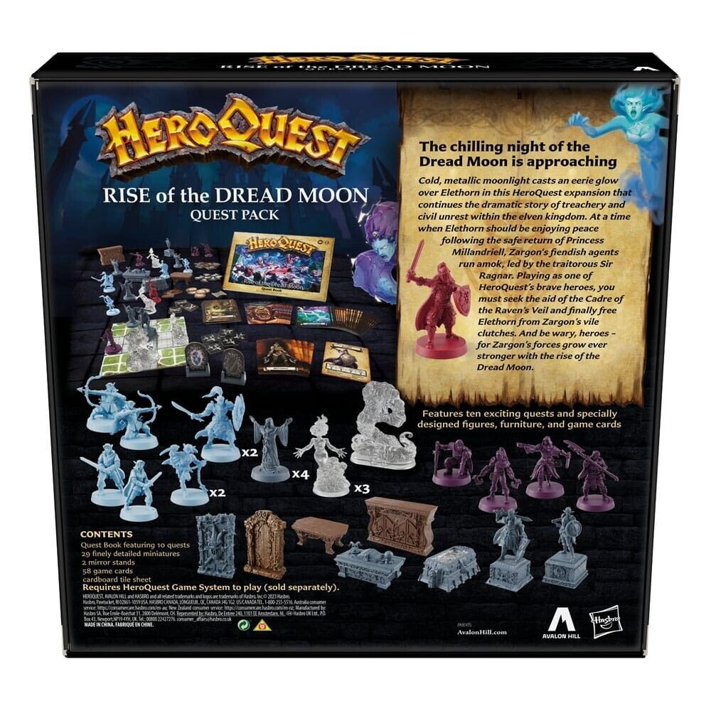 HeroQuest Board Game Expansion Rise of the Dread Moon Quest Pack *English Versio
