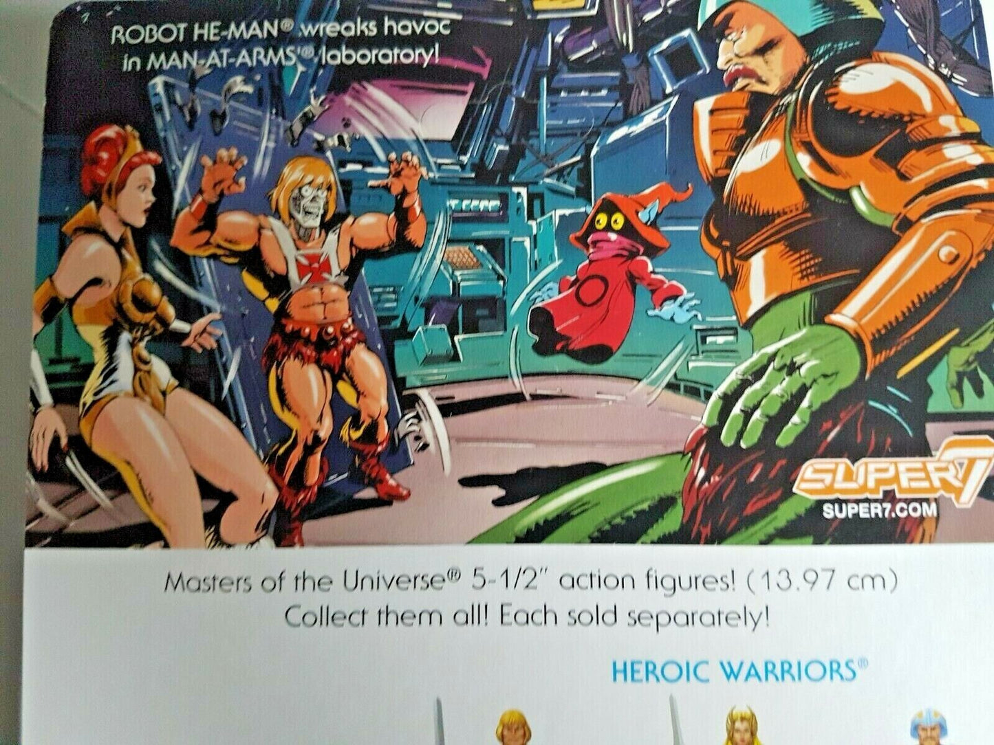 Masters of the universe Super7  Robot He-man Filmation Moc