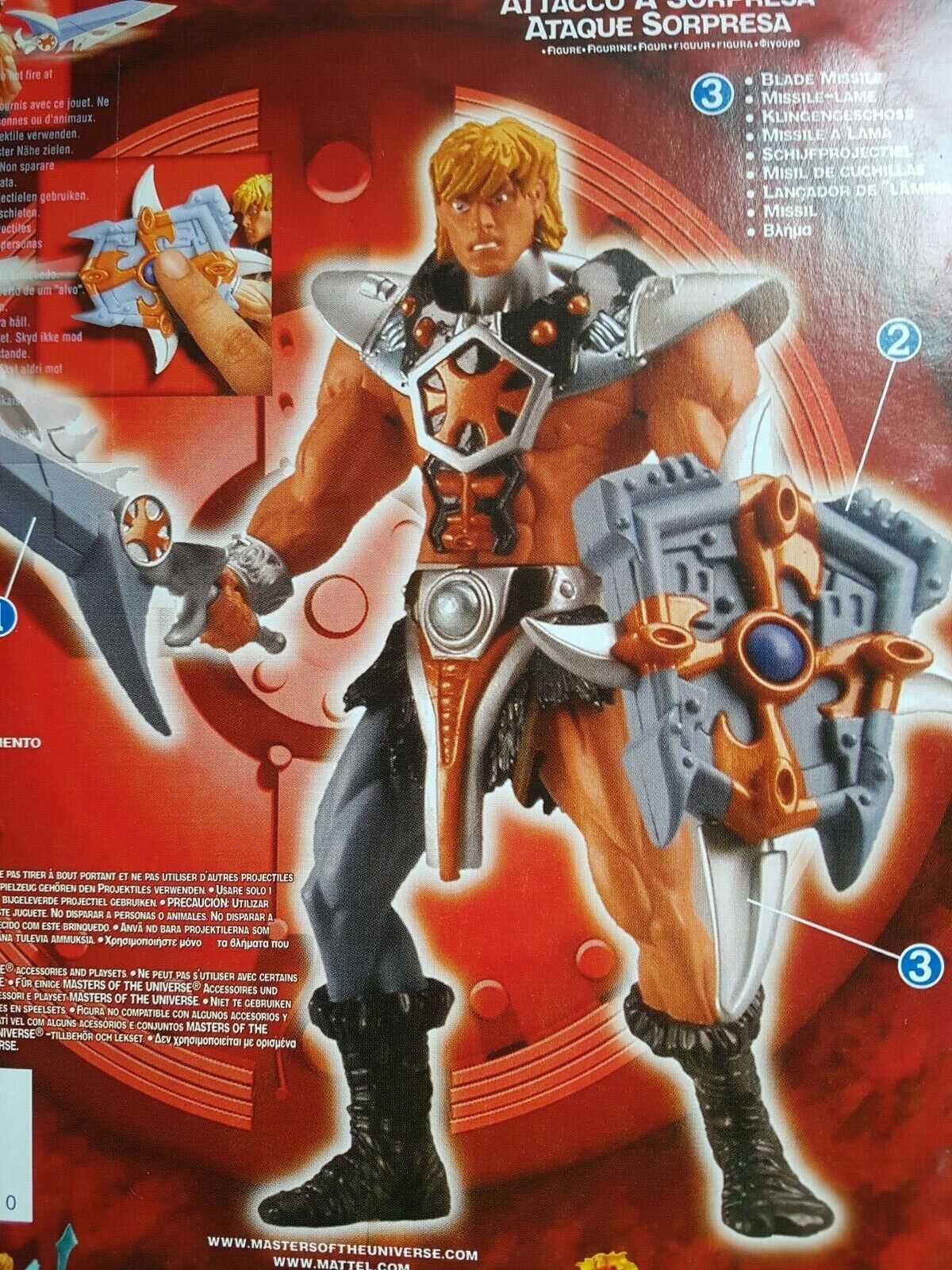 Masters of the universe Shield Strike He-man Motu 200x