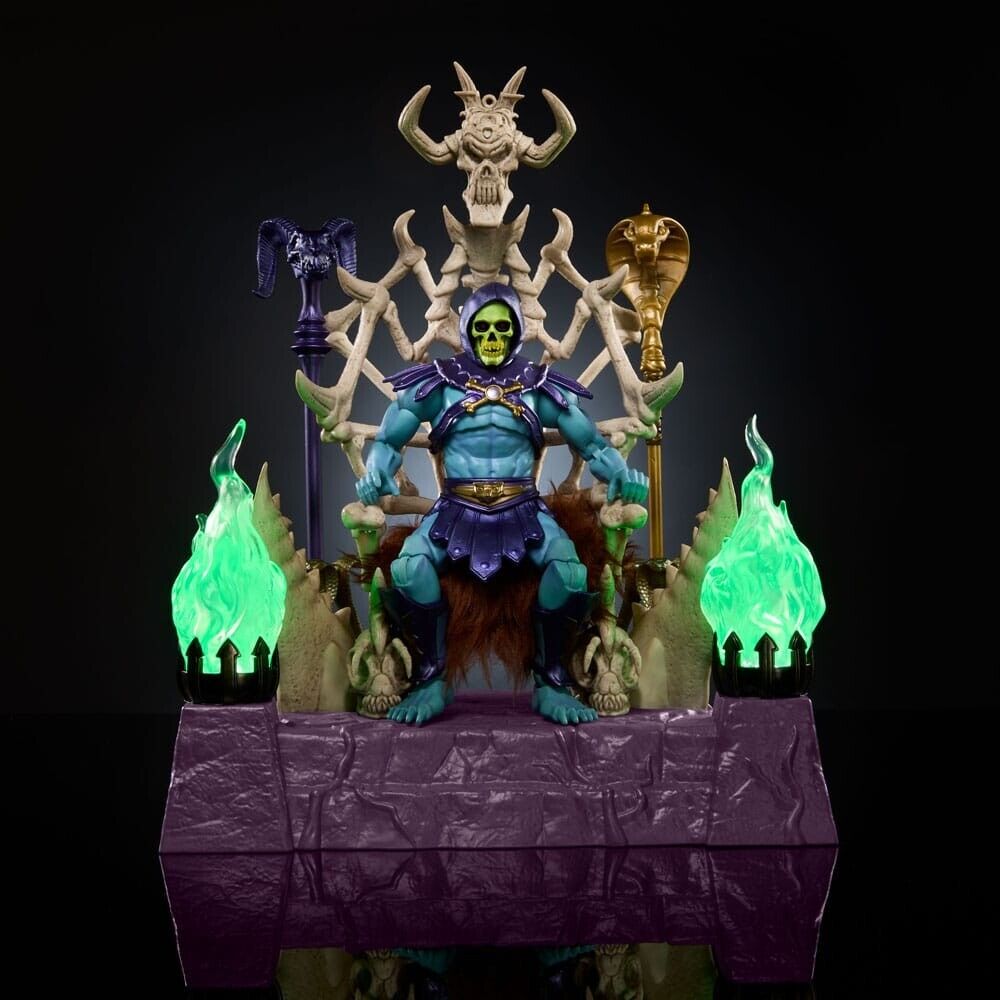 Masters of the Universe: New Eternia Masterverse Action Figure Skeletor & Throne