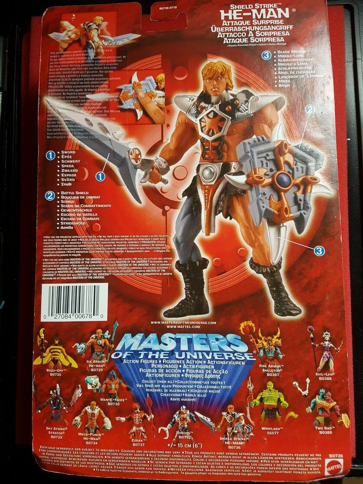 Masters of the universe Shield Strike He-man Motu 200x