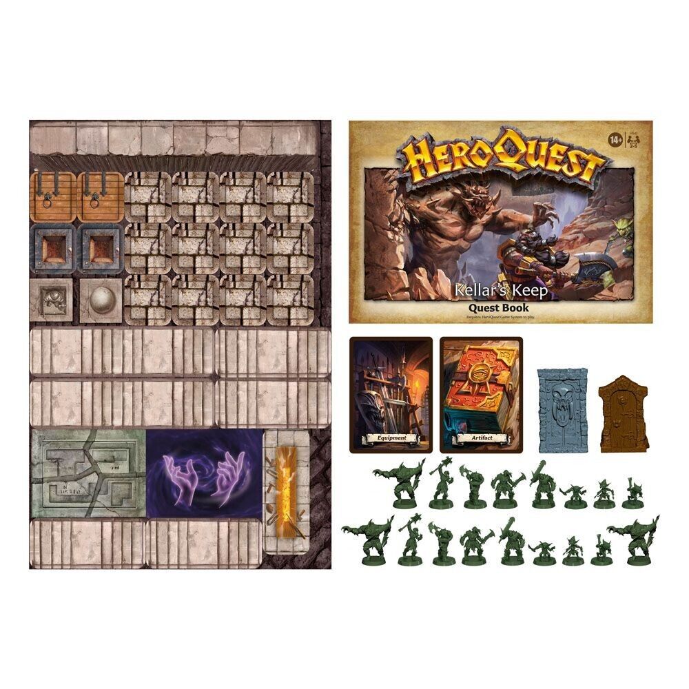 HeroQuest Board Game Expansion Kellar's Keep Quest Pack english