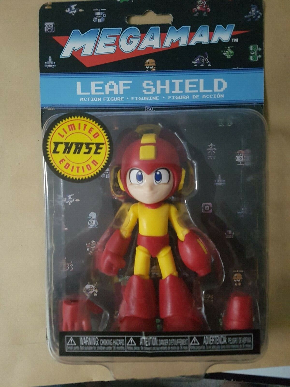 Megaman Action Figure Leaf Shield Rare! Limited Edition Chase Variant (Funko)