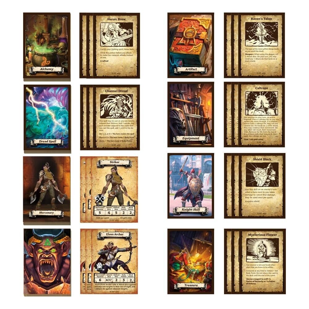 HeroQuest Board Game Expansion Rise of the Dread Moon Quest Pack *English Versio
