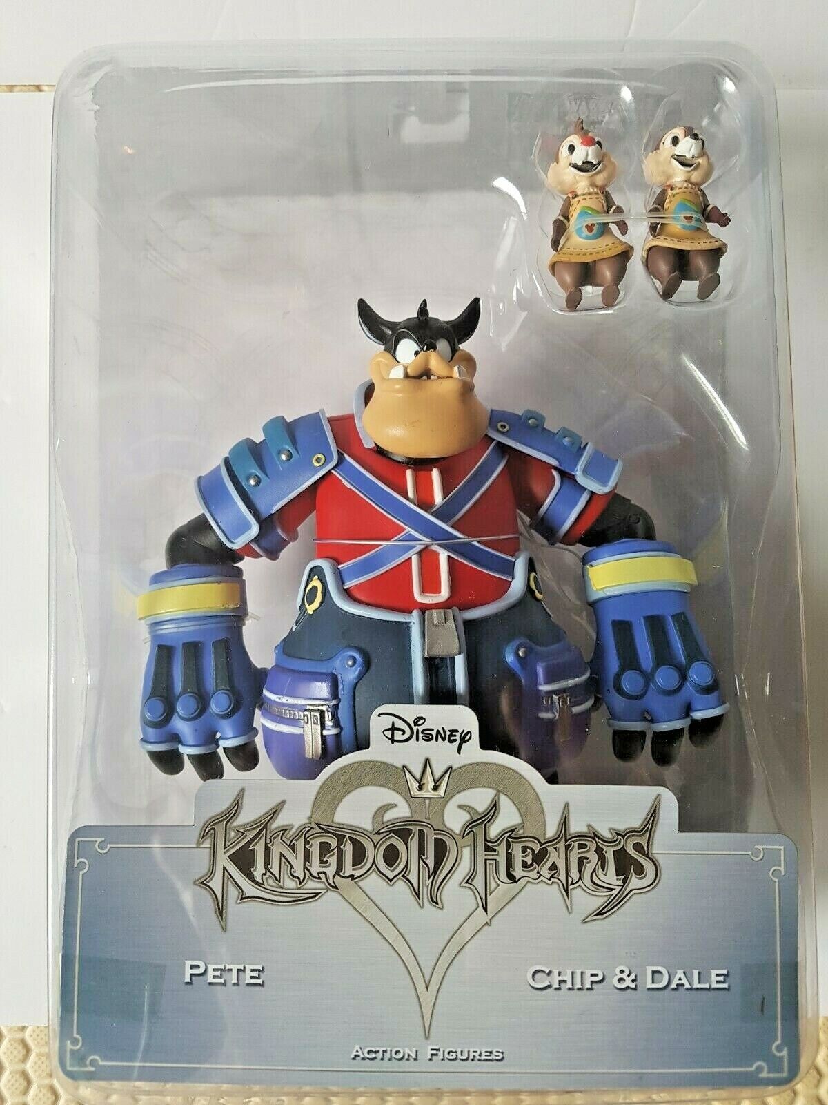 Kingdom Hearts Pete + Chip And Dale Diamond Select Toys New