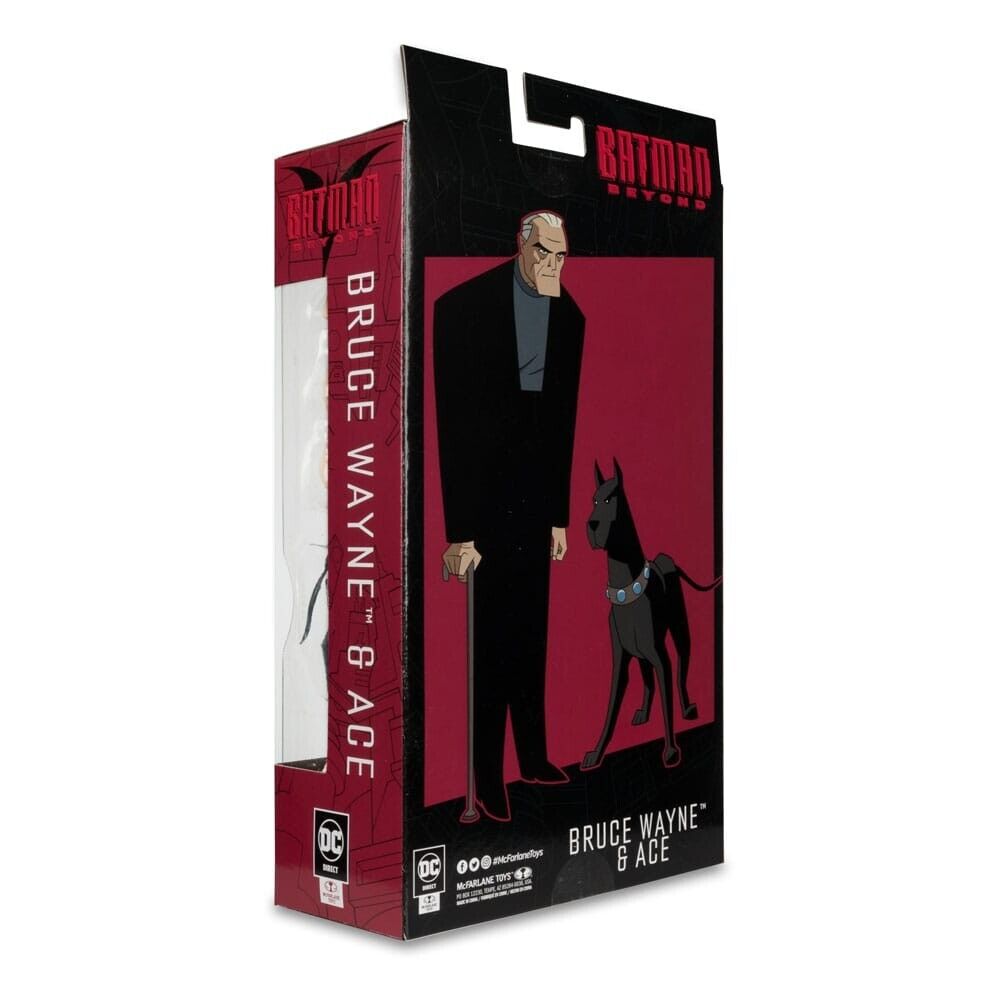 DC Direct Action Figure Bruce Wayne & Ace (Batman Beyond) Gold Label15 cm